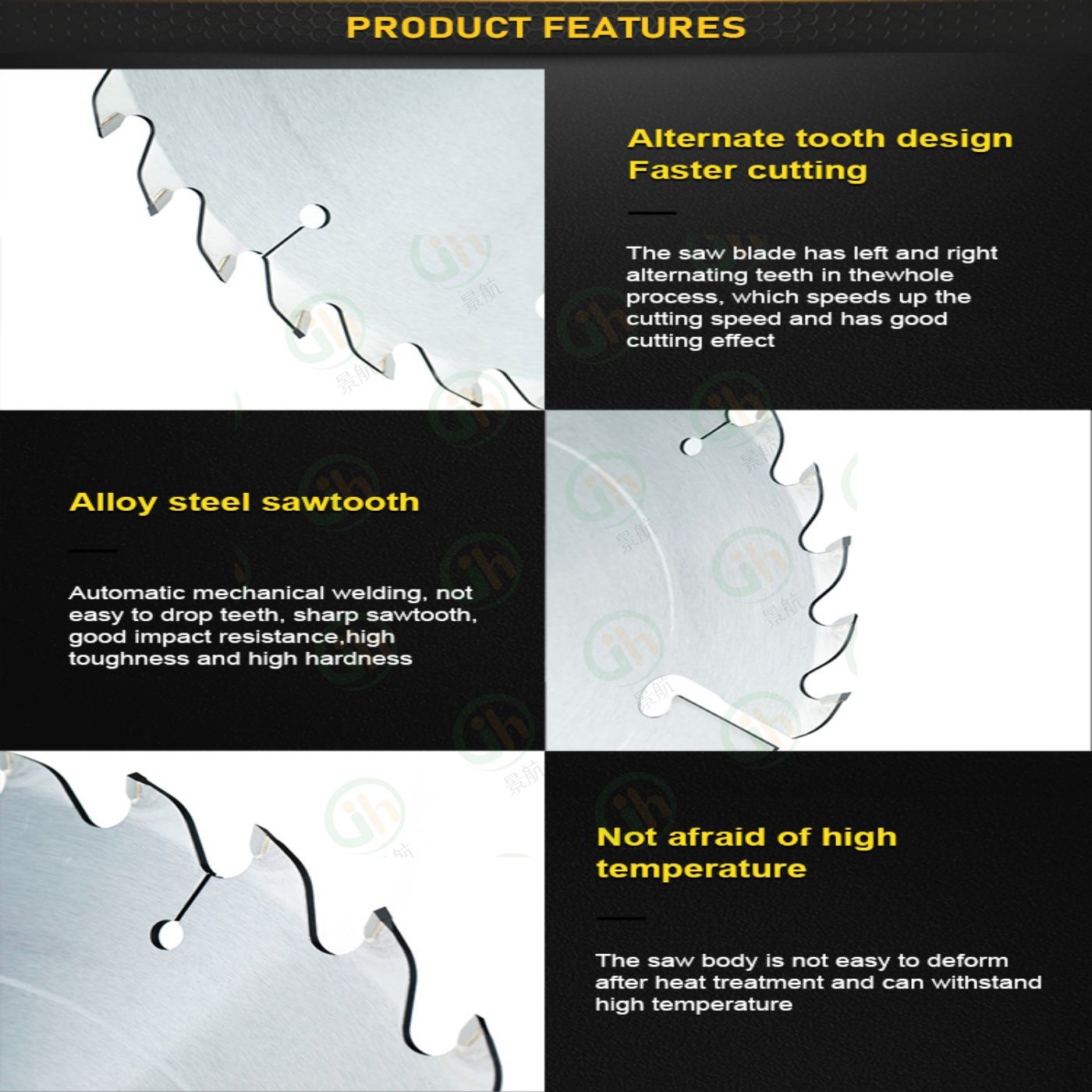 Multi-piece Wood saw blade 305mm