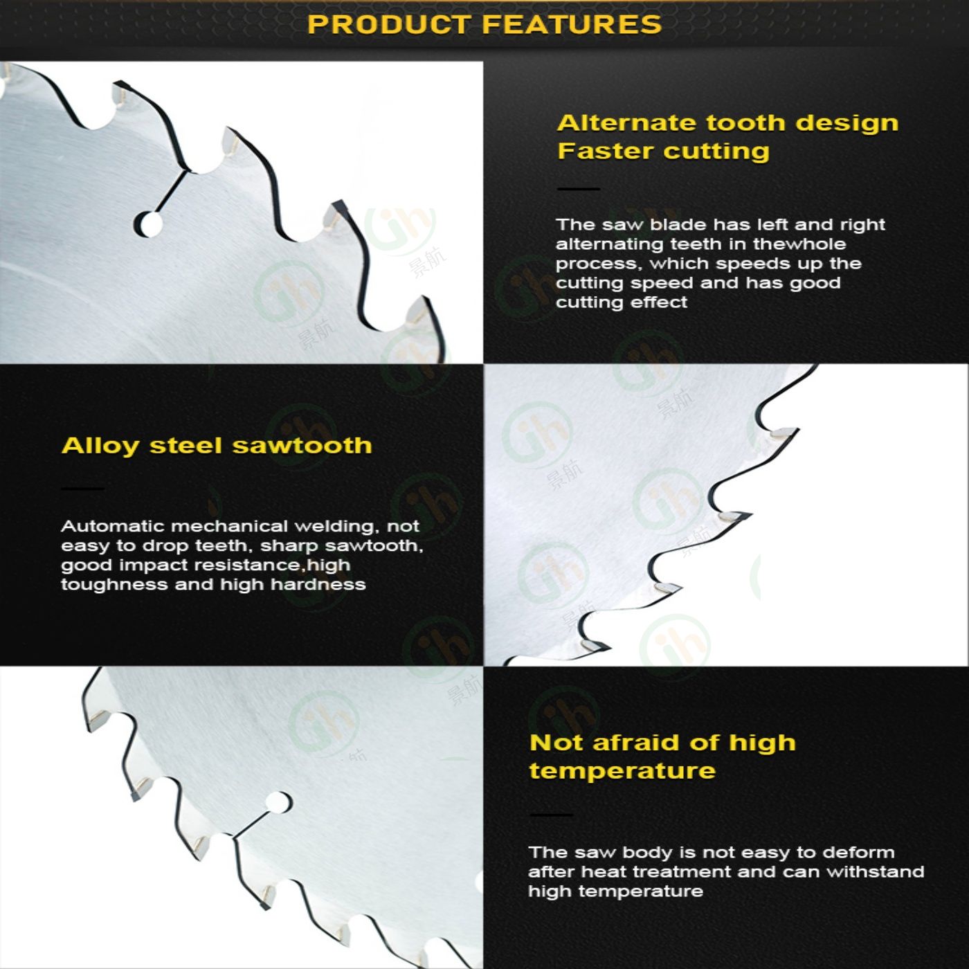 Multi-piece Wood Saw Blade 455mm
